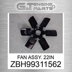 ZBH99311562 FAN ASSY. 22IN fits CASE NEW HOLLAND (Surplus Open Box)