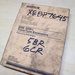 CAT Caterpillar 320B L Excavator Parts Manual Book Catalog crawler list spare