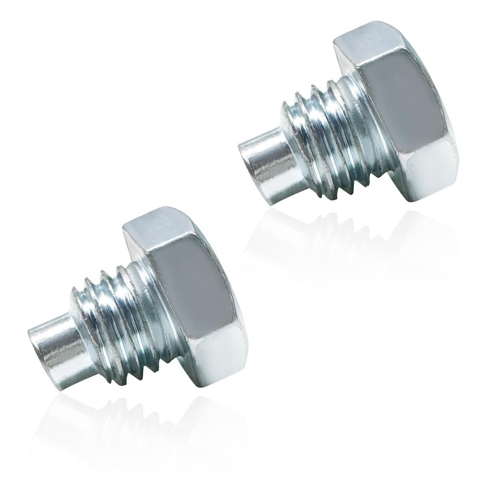 NYTKL 2 PCS Car Floor Jack Handle Bolts, Horizontal 0.7×0.8 inches, Silver