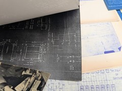 CLEVELAND MACHINE TOOL VISUAL GRIDER DRAWING INFORMATION DIAGRAM BLUE PRINT LOT