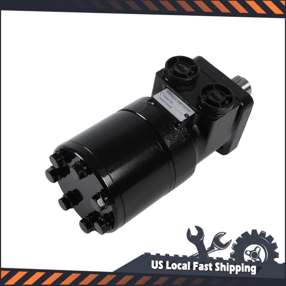 1x Hydraulic Motor CM084P for Products SaltDogg 4 Bolt Mount 0.25″ Shaft Keyway