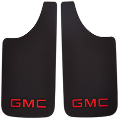 Plasticolor 000545R01 Gmc Logo Easy Fit Mud Guard -19 X 11 Inch -Set Of 2