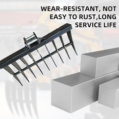 800mm Rake Attachments 9-tooth For Mini Excavator Small Digger Attachments
