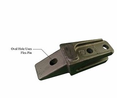 3 – Bobcat Style Mini Ex, Skid Steer Bolt On Shanks, Fits 5/8″ Lip – 7107324