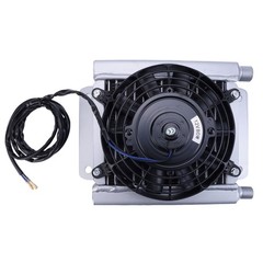 Radiator Plus Hydraulic Oil Cooler Fan For H12 / QH12 Mini Excavator Attachment