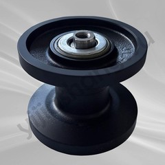 Wheel Radius- 5″ AGT Mini Excavator Center Idler Wheel fit H12 QH12 12 15 Series