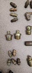 John Deere New and Used Grease Zerk Fitting Assortment 90s 45s multiple sizes