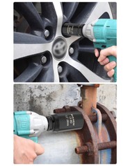 1x 1/2″ Drive Extended Wind Cannon Heavy duty Electric Socket wrench Tool 8-41mm