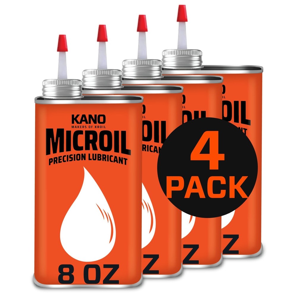 Kroil Microil Precision Lubricant (Drip-8oz Can-Case of 4) Professional-Grade