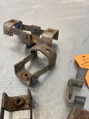 1979 Massey Ferguson 2775 Tractor Exhaust Manifold Heat Shield Brackets