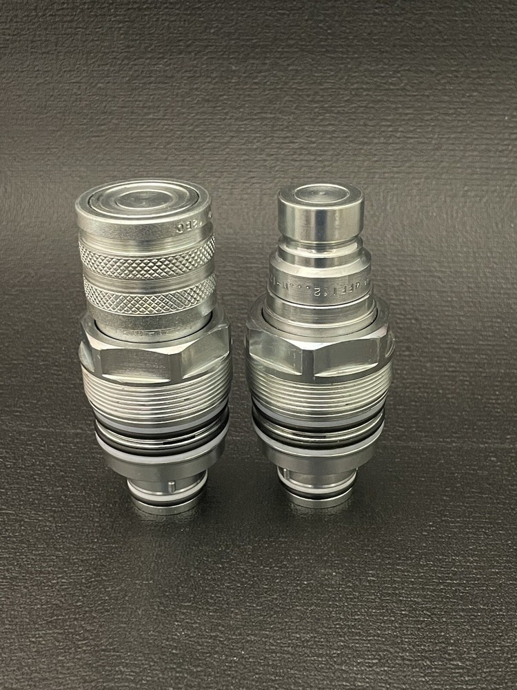 Male &Female Flat Face Coupler Kit For Bobcat 753 773 S150 S160 S175 S185 S205