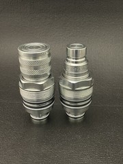 Male &Female Flat Face Coupler Kit For Bobcat 753 773 S150 S160 S175 S185 S205