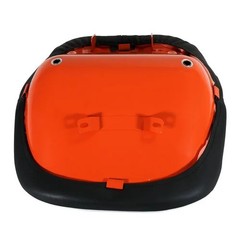 Seat Vinyl Black with Orange fits Kubota L2550 L2650 L3600 L4200 34200-18400