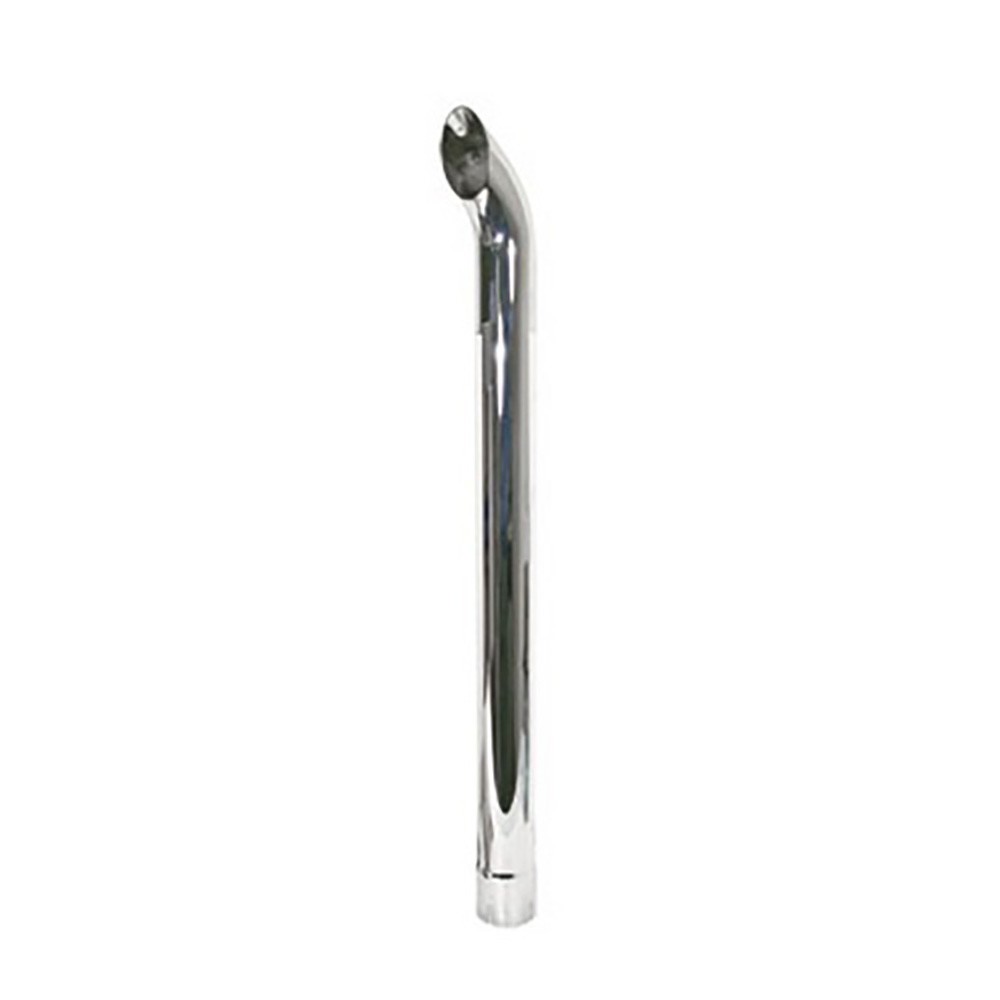 48″ Chrome Exhaust Stack Curved 3-1/2″ ID Fits John Deere