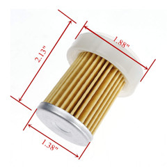 Fuel Filter Assembly 6A320-58862 w/ 2pc 58830 Filter Element for Kubota B Series
