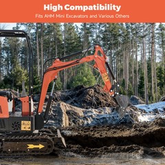 12inch/300mm Digging Bucket Attachment For Mini Excavator Trench Buckets w/Teeth