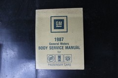 GM 1987 General Motors Body Service Manual Passenger Cars OEM Repair Book