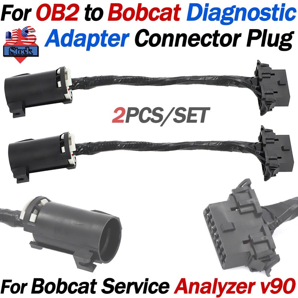 For OBD2 TO BOBCAT Diagnostic Connector Equipment Diagnostic Adapter Harness Kit
