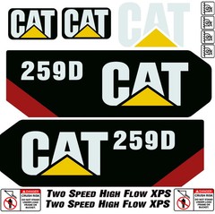 Compatible with 259D Decal Kit Skid Steer Stickers – FREE SHIPPING – 3M VYNYL