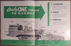 1950s P&H Single Pass Soil Stabilizer LA-88 LA-106 Dealer Catalog Brochure B6-28