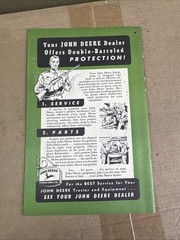 John Deere 851 858 Semi-Integral Side-Delivery Rake Operators Manual OM-E18-1255