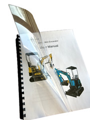 1-Ton Mini Excavator Compact Track Hoe AGT QH12 Operation & Maintenance Manual