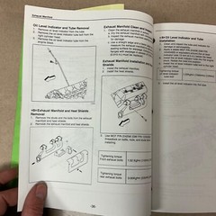 Mitsubishi GM 4.3L V6 GASOLINE ENGINE SERVICE SHOP REPAIR MANUAL FORK LIFT TRUCK