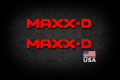 (2) Maxxd Trailer Decals 18″-36″ Graphics Maxx-D High Quality Fast Shipping