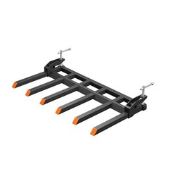 ✨Heavy Duty Clamp on Debris Forks to 58″ Bucket 4000 lbs Pallet Forks Buckets