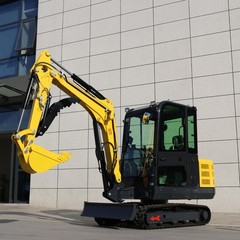3.5 Ton Kubota 25HP Diesel Mini Excavator Side Swing Boom + Any 2 Attachments