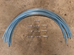 10 – 5/16″ Maple Syrup Sap 36″ Drop Tubing w/ Clear Check Valve Spouts, Taps