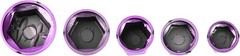 Motorcycle Screw Cap Cover Set, Purple Bolt Nut Decoration Color: Purple