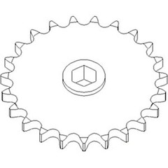 AH114830 Sprocket, Row Unit; RH, 23 Tooth / 80 Chain