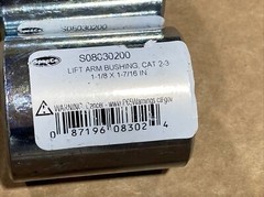 Qty.2 SpeeCo Lift Arm Bushing, CAT 2-3, 1-1/8” x 1-7/16”, S08030200 New