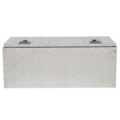 42″ Aluminum Under Body Toolbox 5 Bar Tread Silver