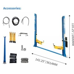 M&E 10000 lbs Two Post Lift 2 Post Car Lift Auto Lift Hoist Equipment Shipping