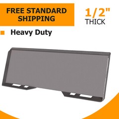 1/2″ Quick Tach Attachment Mount Plate Skid Steer Loader For Bobcat Kubota