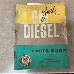 Detroit Diesel IN-LINE 71 ENGINE PARTS MANUAL BOOK CATALOG LIST GUIDE pn 6SP35