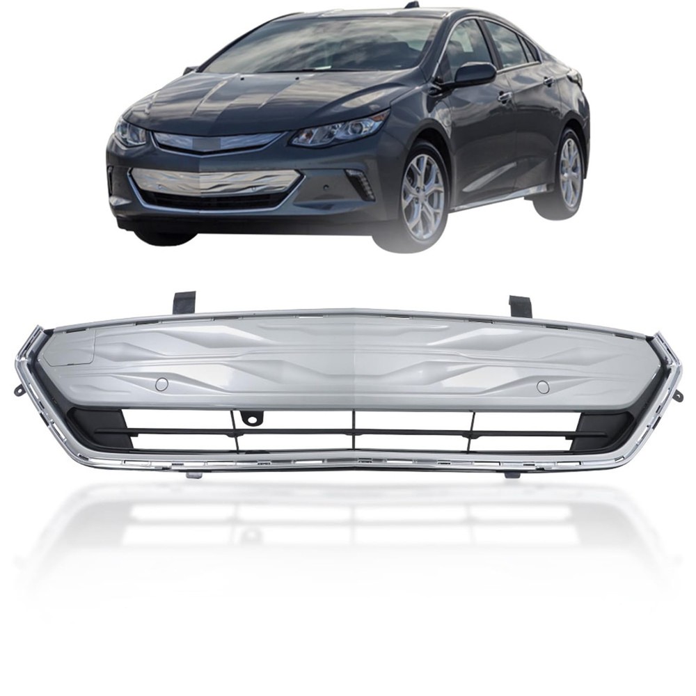 Silvery Black Front Grille Lower without Holes for Volt LT 2016-2019