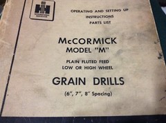 F669R – A New Original Left Hand Pawl For A McCormick Model “M” Grain Drill