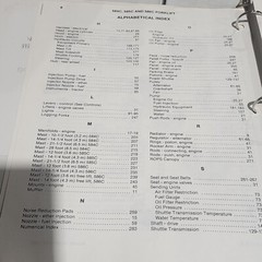 Case 584C 585C 586C Forklift Manual Parts Catalog Operators Owners Set Book