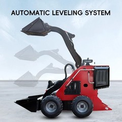 Free Ship Mini Skid Steer Loader Stand On With 13.5HP B&S Engine Wheel Loader