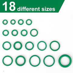 270 Pcs Car Air Conditioning O Ring Kit, Seal Rubber O-Rings Assortment O-Ring A