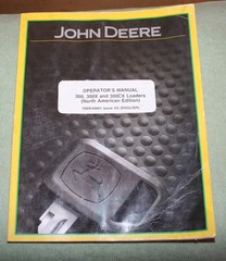 John Deere 300 300X 300CX Loader Operators Manual English OMW49881 issue G5