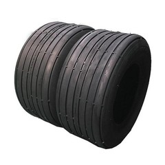 Set of(2) 16×6.50-8 4 Ply millionparts Rib Tire for lawn mower garden tractor