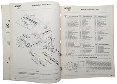 Dana Spicer Diagrams Parts List Ford 1979-1984 Front/Rear Axle Kits
