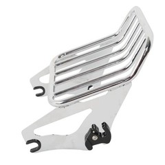 Detachable Passenger Sissy Bar with Luggage Rack and 4Pt Docking Hardware