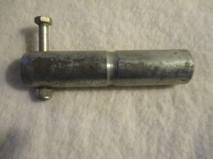 Heavy equipment machine pin with grease zerk New Old Stock