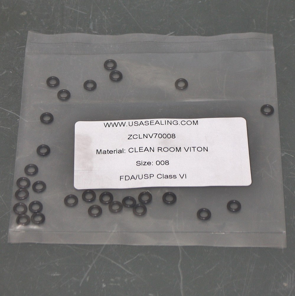 (25) USA Sealing Viton O-Rings ZCLNV70008, Dash 008, 5/16″ x 3/16″ x 1/16″