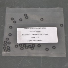 (25) USA Sealing Viton O-Rings ZCLNV70008, Dash 008, 5/16″ x 3/16″ x 1/16″